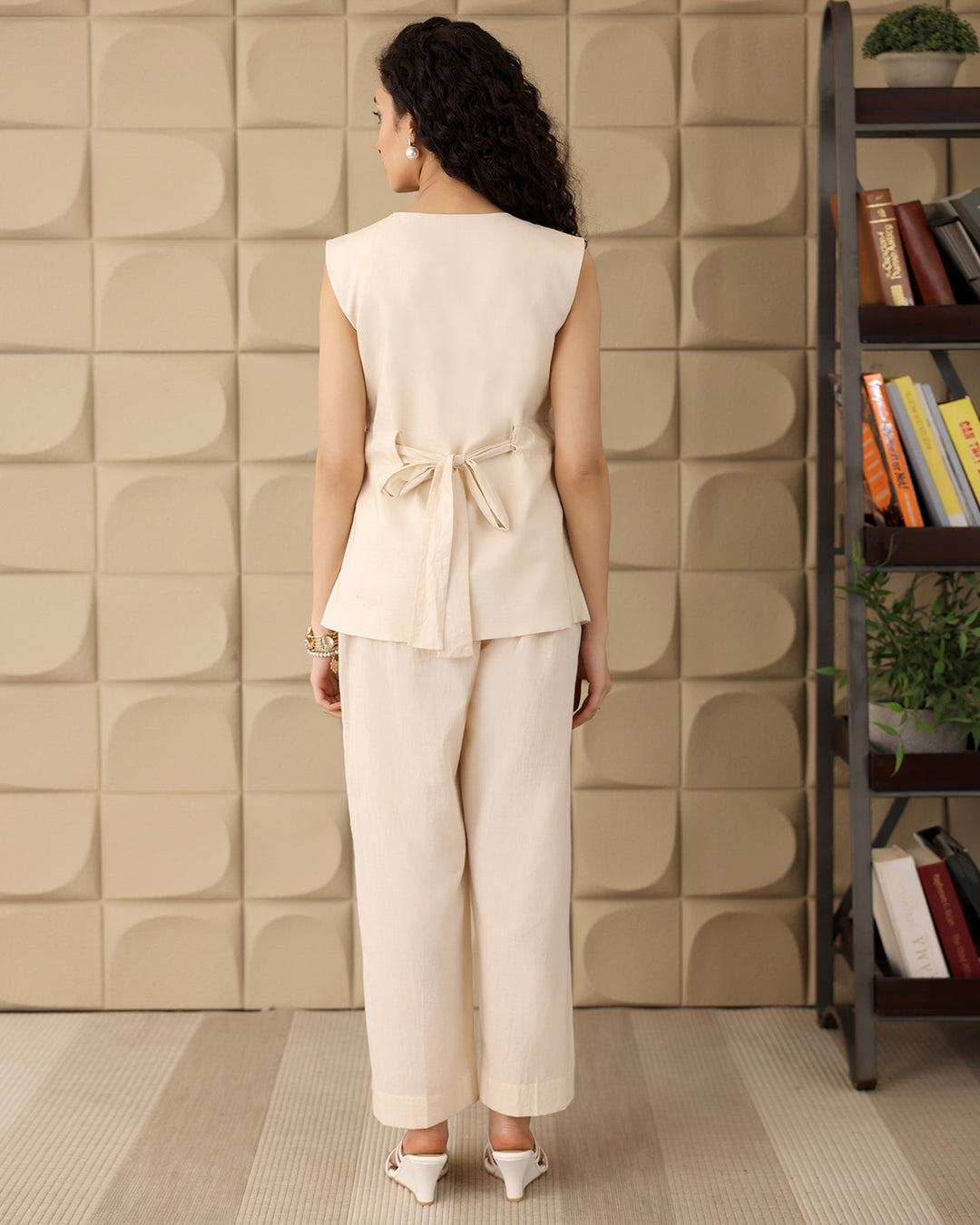 OFF WHITE BUTTON CO-ORD SET