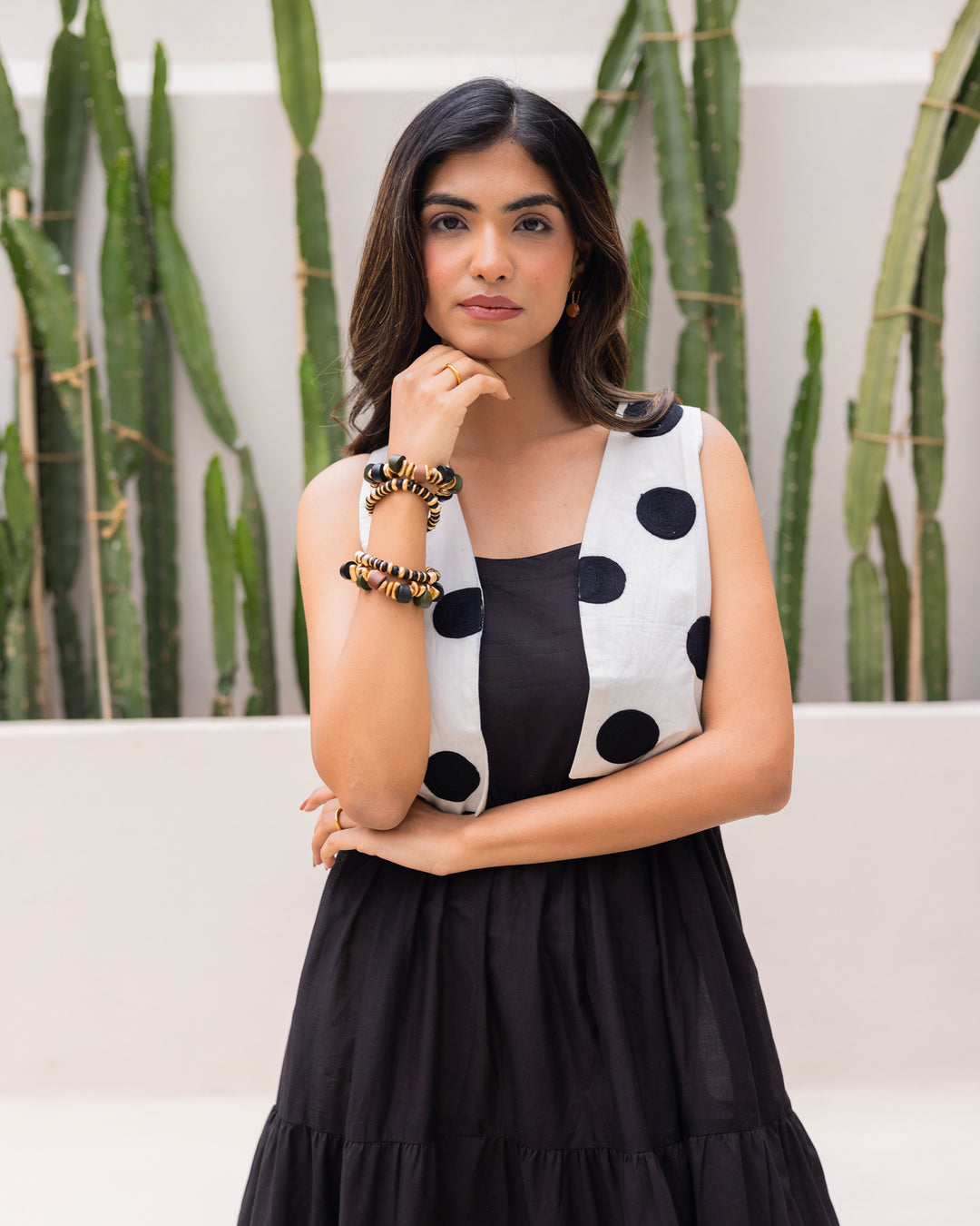 White Polka Dot Jacket