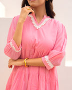 Light Pink Mulmul Dress