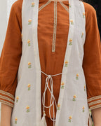 Brown Co-ord with Jacket