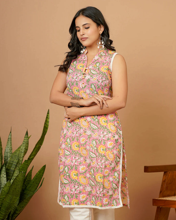 Pink B.P. Kurti