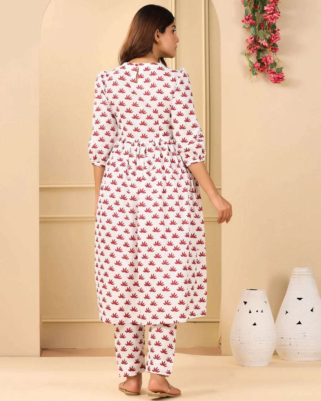 Yamini Block Kurta Set