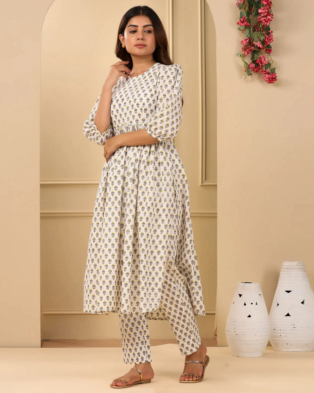 Eva Block Kurta Set