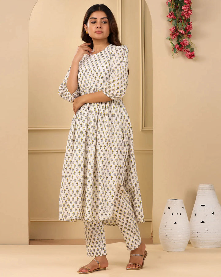 Eva Block Kurta Set