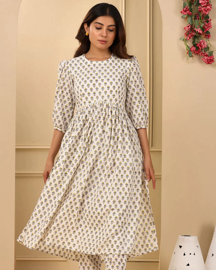 Eva Block Kurta Set