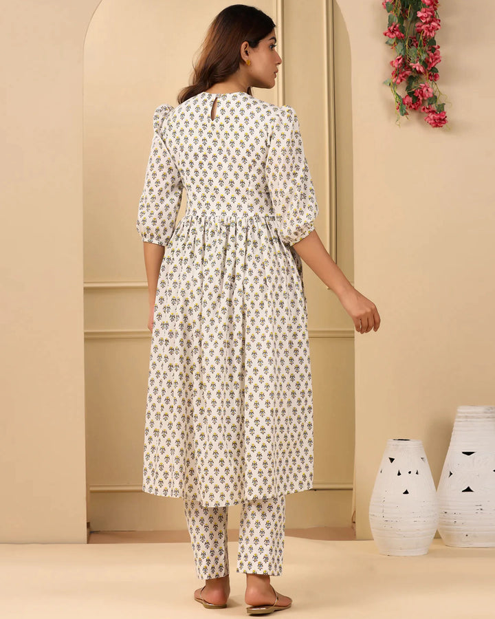 Eva Block Kurta Set