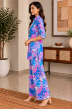 Tropical Blue Co-ord Set