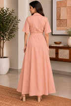 Blush Pink Tassel Dress