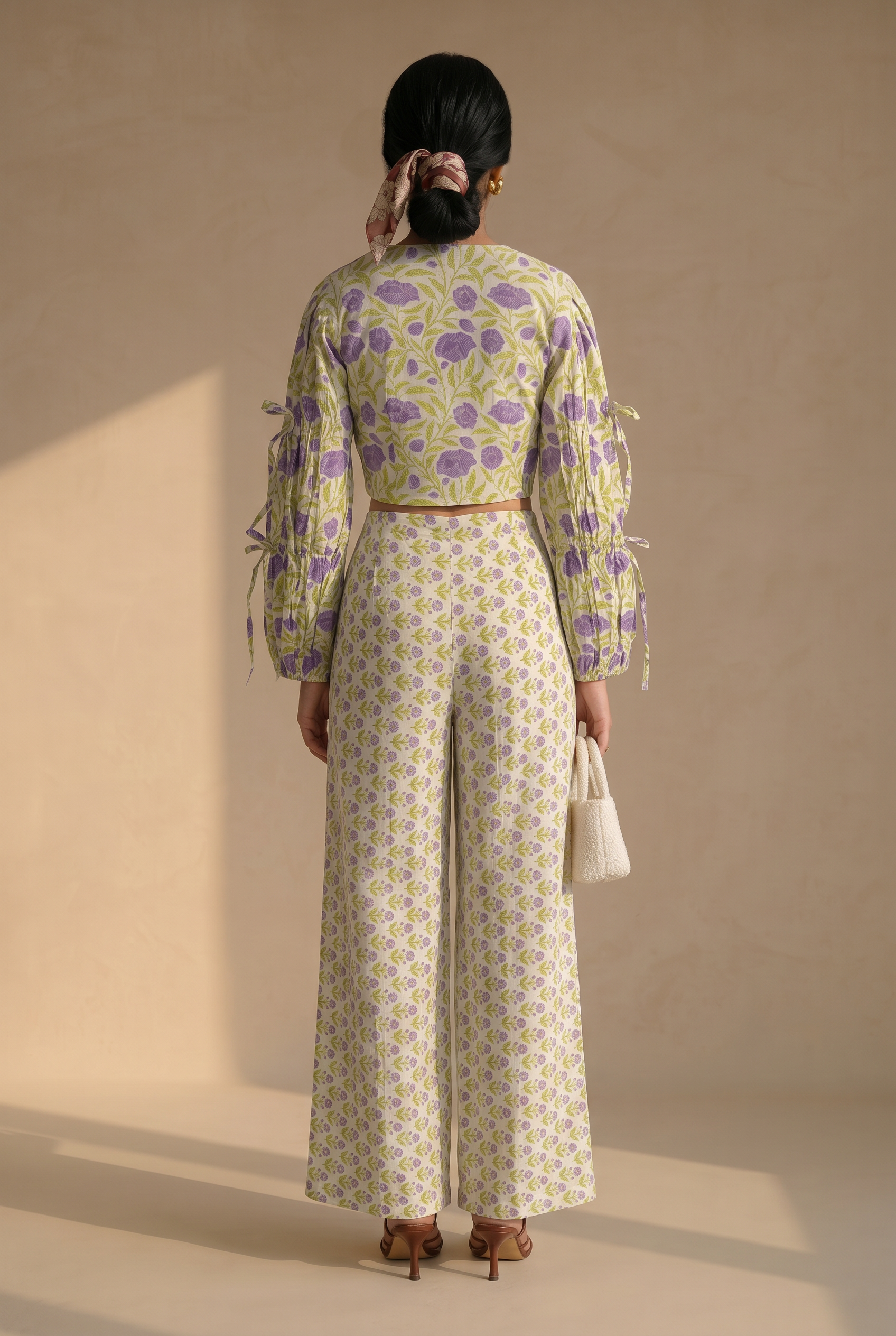 Yellow Floral Cotton Co-ord