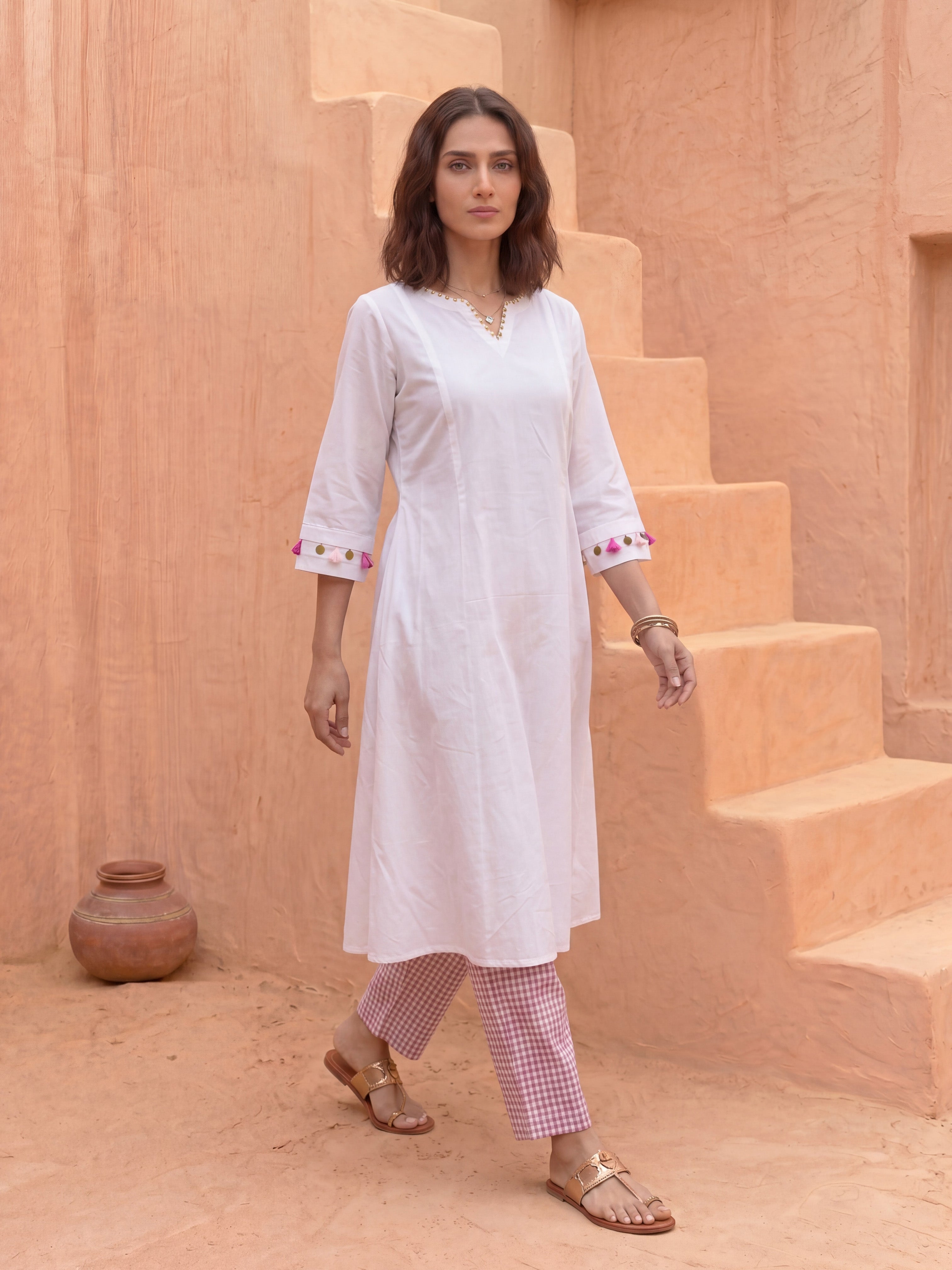 CANDY CUFF KURTA SET