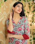 Pink Lotus Kurta Set