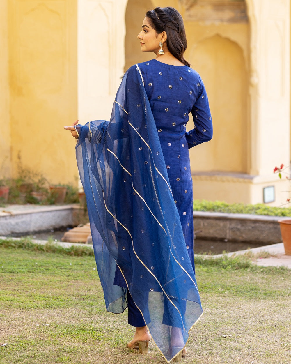 Kyra Chanderi Suit Set