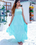Sky Blue Tier With Dupatta
