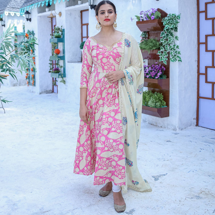 Pink Kanchali Suit