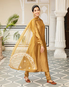Maharani Golden Chanderi Suit