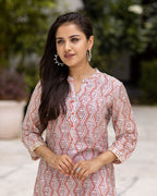 Purple Tribal Kurta Set
