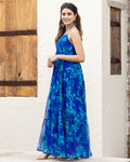 Reefer Printed Maxi Dress