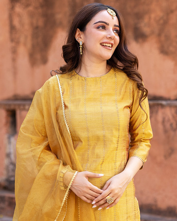 Mihika Chanderi Suit Set