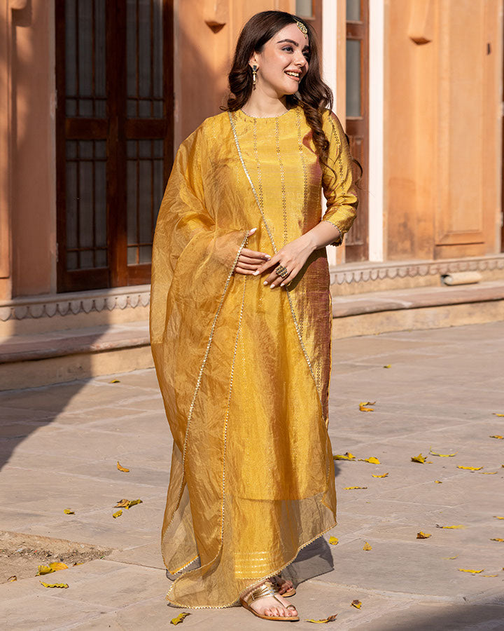 Mihika Chanderi Suit Set