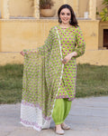 Green Marigold Suit Set