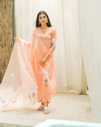 Peach Handpaint Suit Set